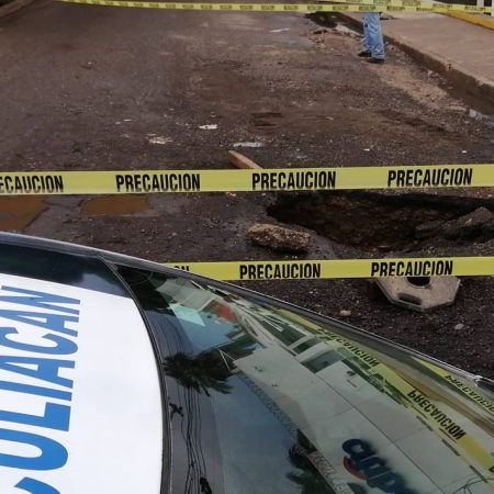 Precaución: se forma otro socavón en el Humaya – El Sol de Sinaloa