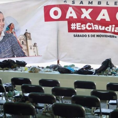 Trabajadores de limpia en Oaxaca “revientan” evento a favor de Sheinbaum – El Sol de Sinaloa