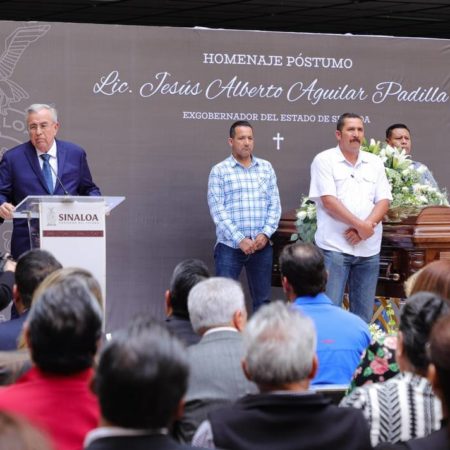 Rocha Moya despide al exgobernador de Sinaloa, Jesús Aguilar Padilla – El Sol de Sinaloa
