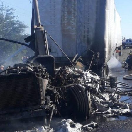 Se incendia tráiler de carga en carretera Culiacán Mazatlán – El Sol de Sinaloa