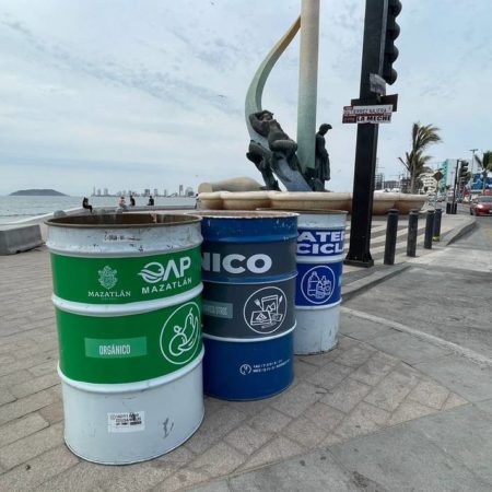 Colocan contenedores de basura en las playas de Mazatlán – El Sol de Sinaloa