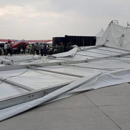 Feria Aeroespacial México 2023: Colapsa lona y estructura metálica, reportan varios lesionados – El Sol de Sinaloa
