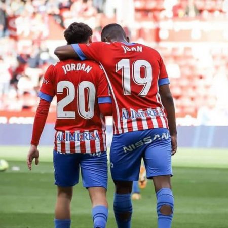 Jordan Carrillo anota su primer gol con el Sporting de Gijón  – El Sol de Sinaloa